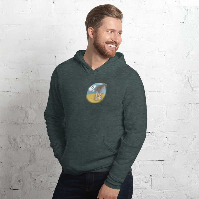 Head in sand Unisex hoodie - Image 9