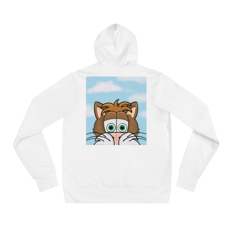 Cartoon cat face Unisex hoodie - Image 8