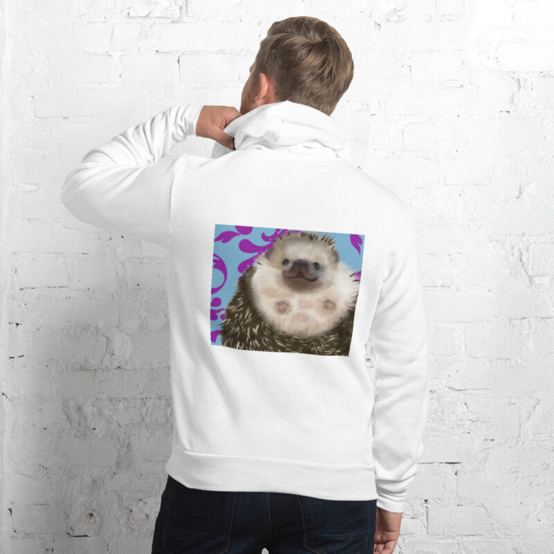Hedgehog belly Unisex hoodie - Image 10