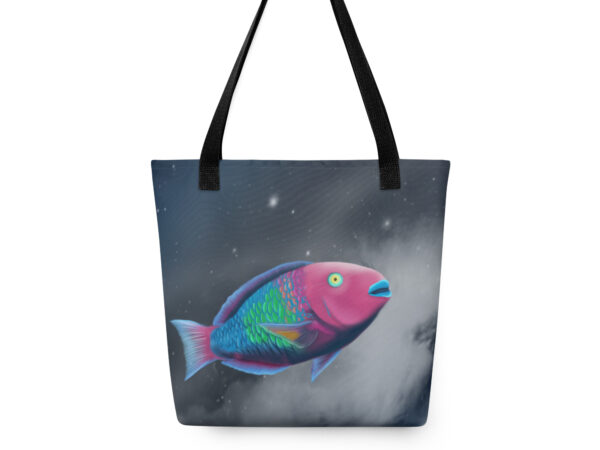 Parrot fish Tote bag