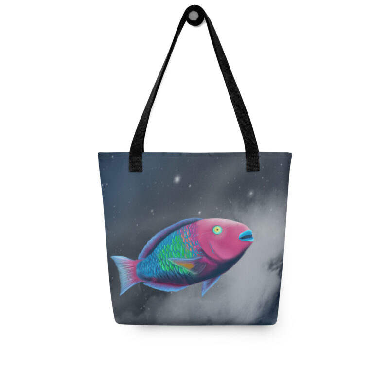 Parrot fish Tote bag