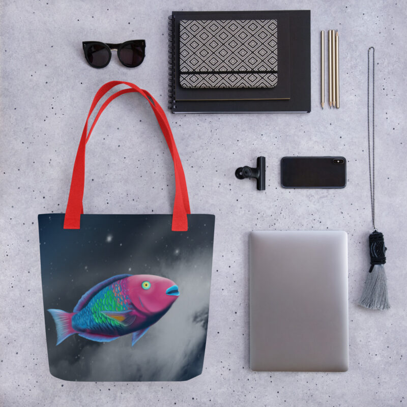Parrot fish Tote bag - Image 3