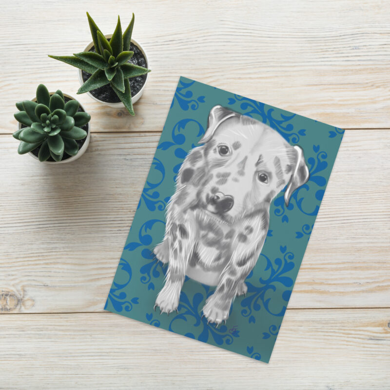 Dalmatian Sketch Greeting card