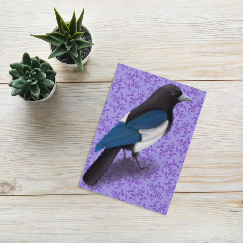 Magpie Greeting card