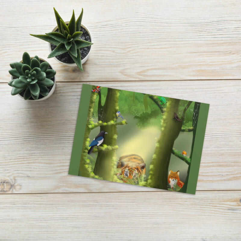 Forest Creatures Greeting card