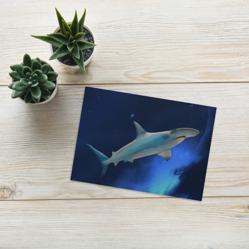 Hammerhead shark Greeting card