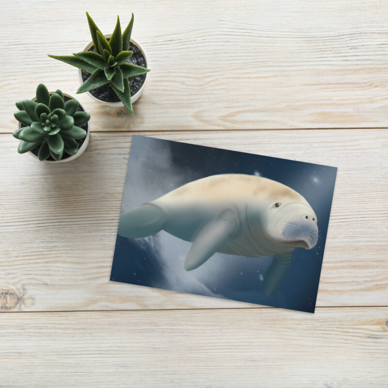 Manatee Greeting card