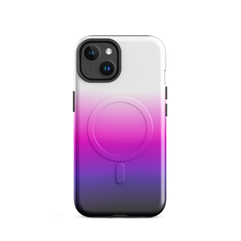 Pink abstract 2 MagSafe® tough case for iPhone® - Image 2