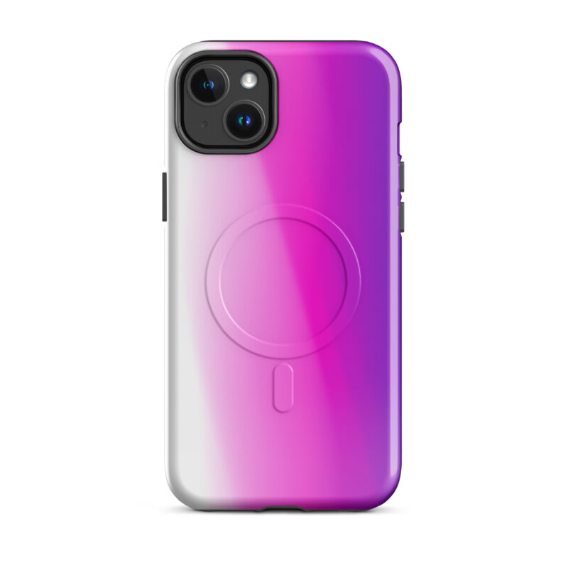 Pink abstract MagSafe® tough case for iPhone® - Image 3