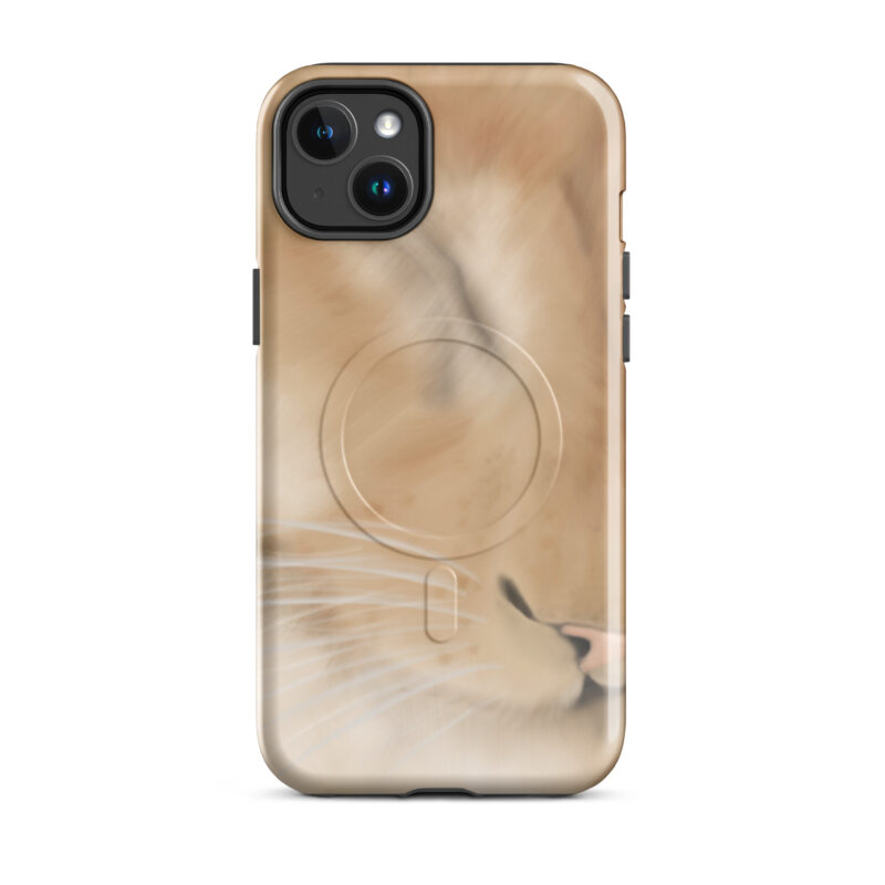 Lioness Sleeping MagSafe® tough case for iPhone® - Image 3
