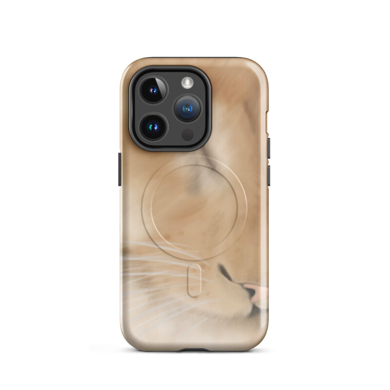 Lioness Sleeping MagSafe® tough case for iPhone® - Image 4