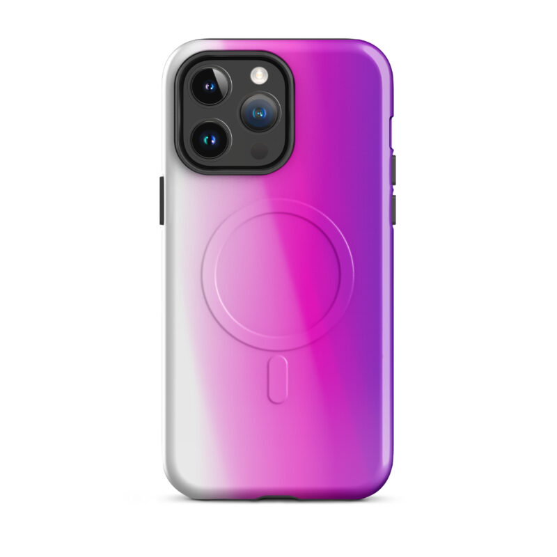 Pink abstract MagSafe® tough case for iPhone® - Image 5