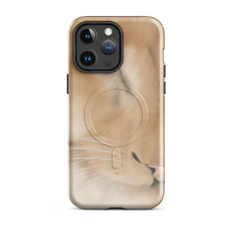 Lioness Sleeping MagSafe® tough case for iPhone® - Image 5