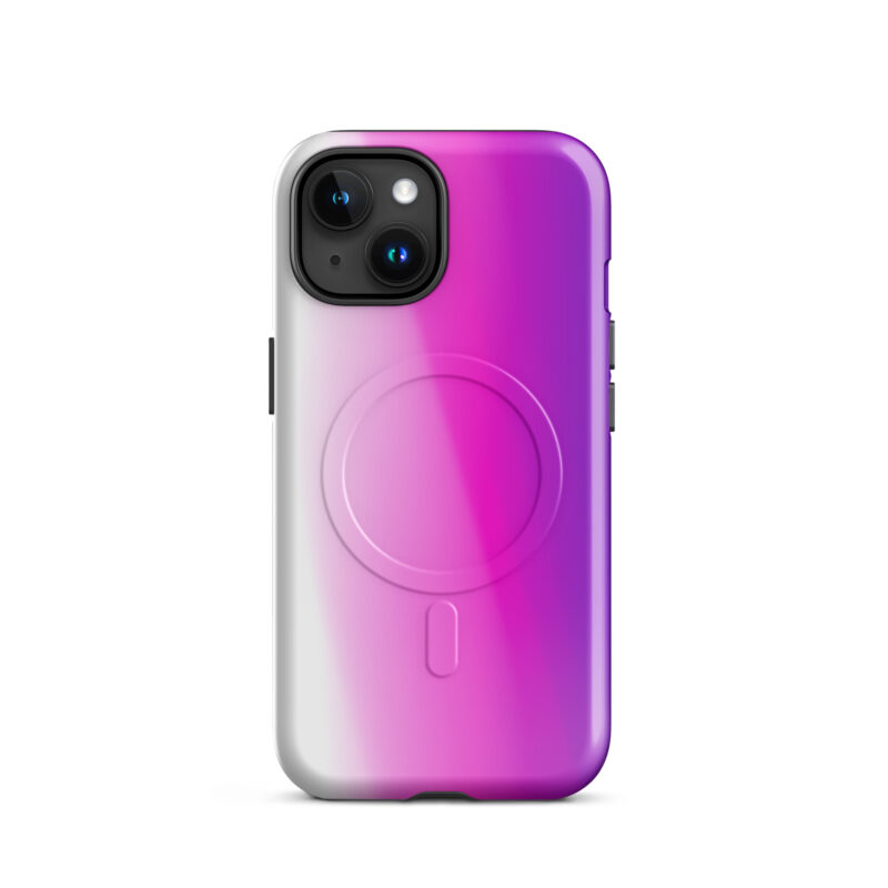 Pink abstract MagSafe® tough case for iPhone®