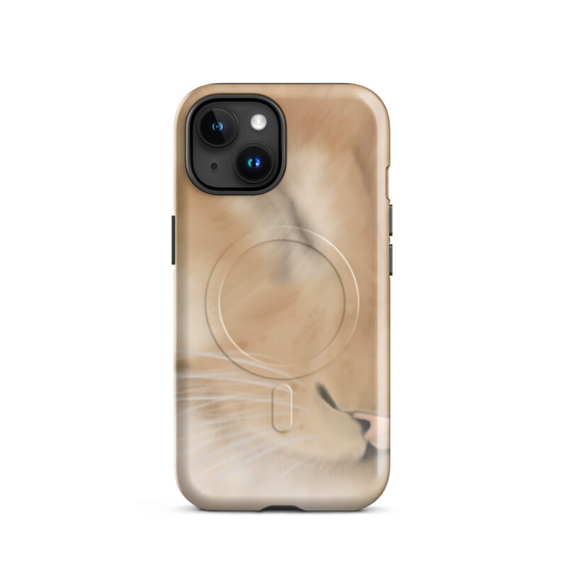Lioness Sleeping MagSafe® tough case for iPhone®