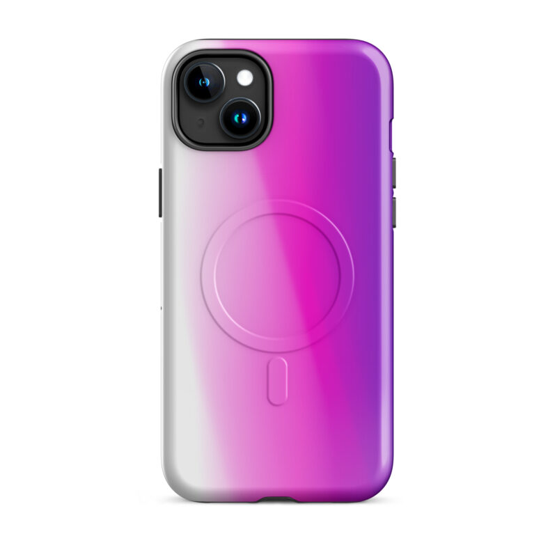 Pink abstract MagSafe® tough case for iPhone® - Image 6