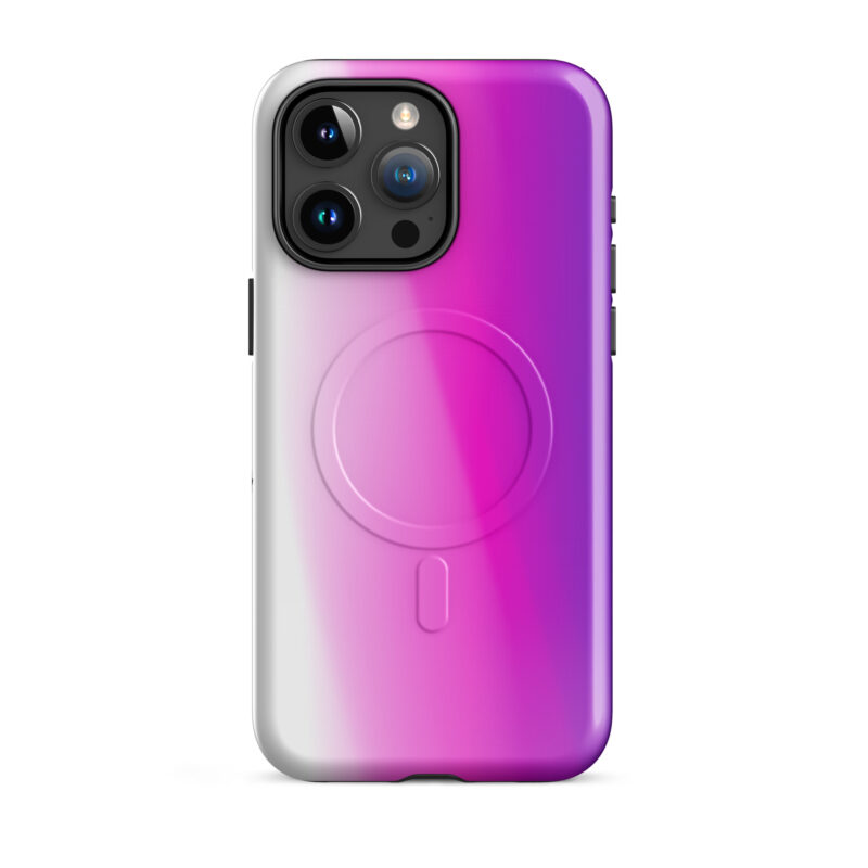 Pink abstract MagSafe® tough case for iPhone® - Image 8