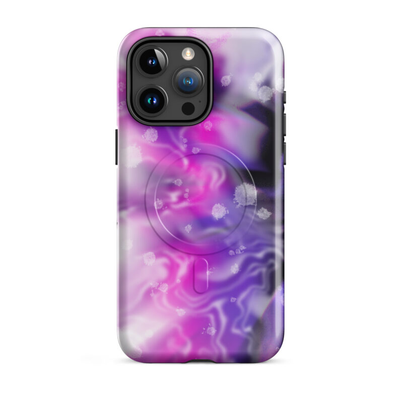 Pink abstract 3 MagSafe® tough case for iPhone® - Image 8