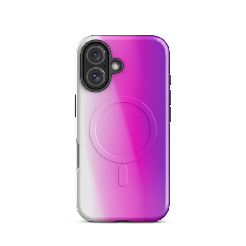Pink abstract MagSafe® tough case for iPhone® - Image 9