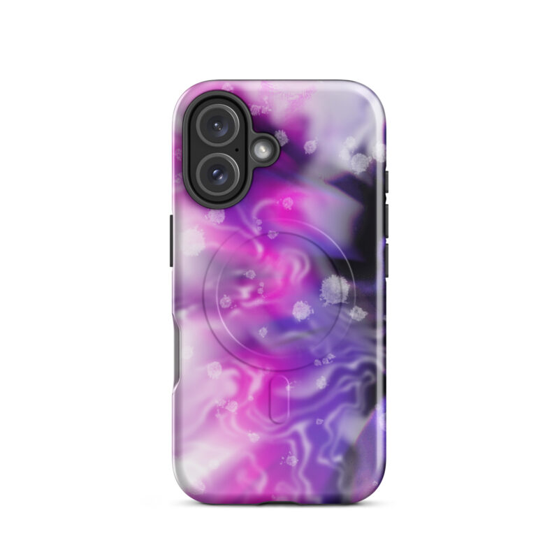 Pink abstract 3 MagSafe® tough case for iPhone® - Image 9