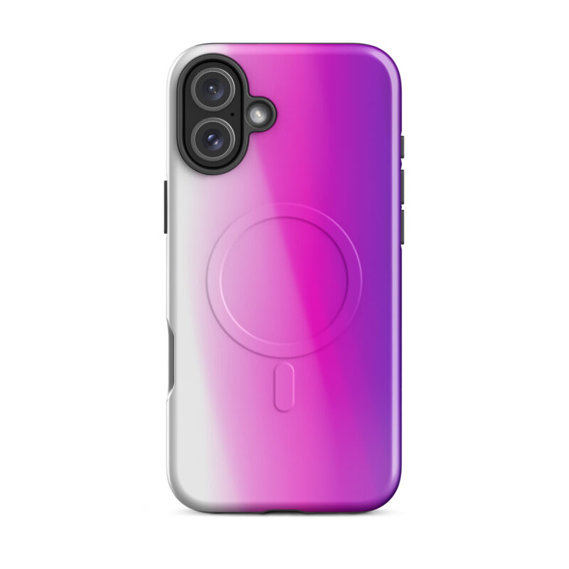 Pink abstract MagSafe® tough case for iPhone® - Image 10
