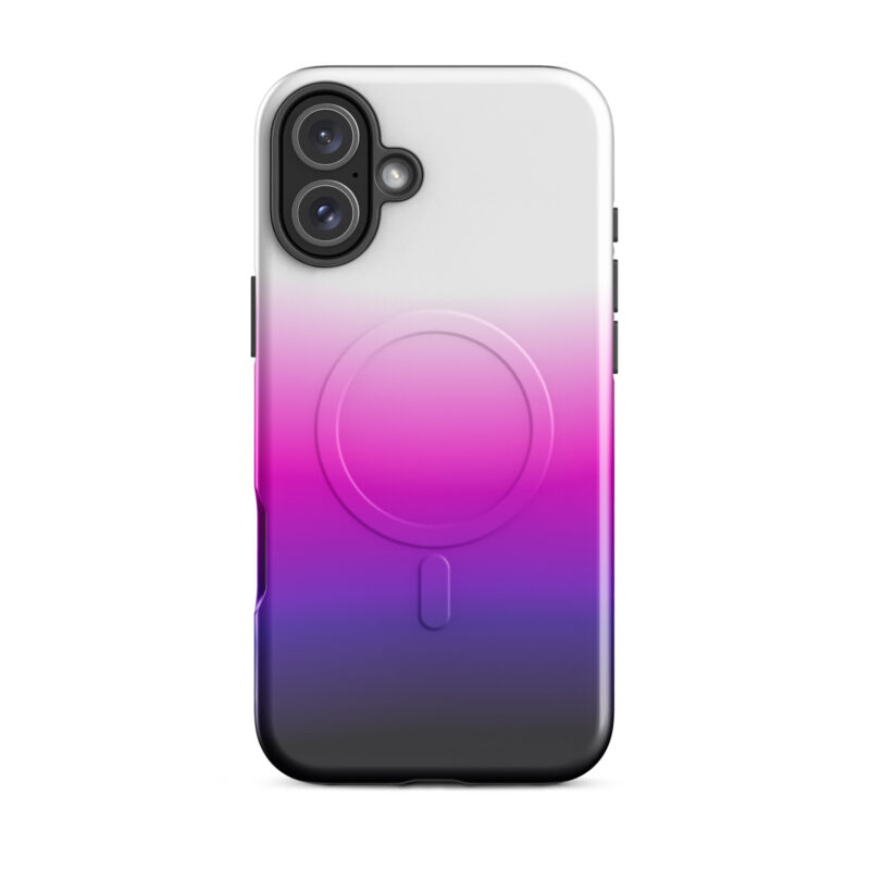 Pink abstract 2 MagSafe® tough case for iPhone® - Image 10