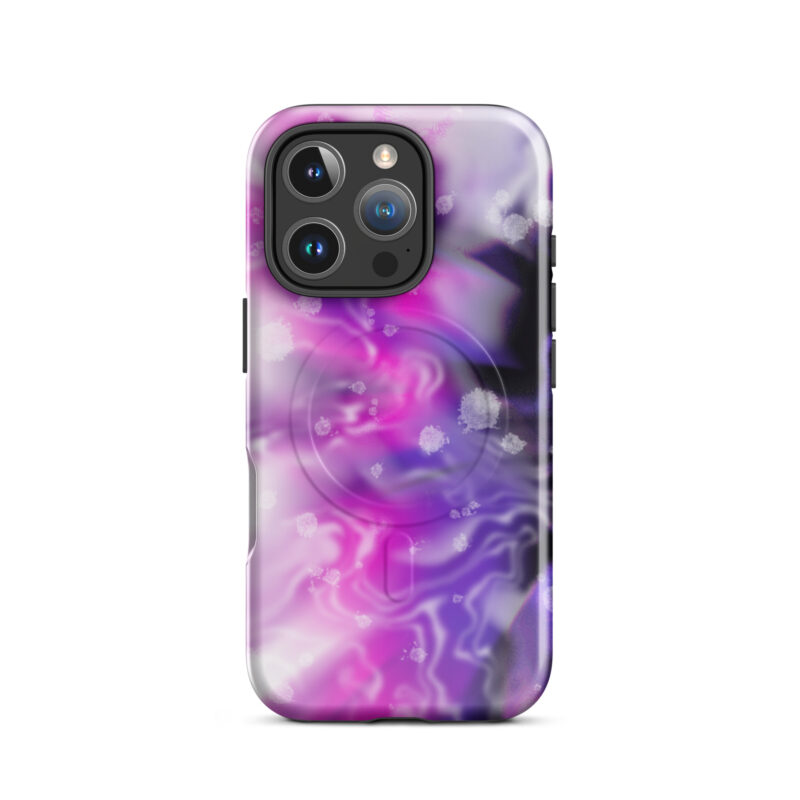 Pink abstract 3 MagSafe® tough case for iPhone® - Image 11