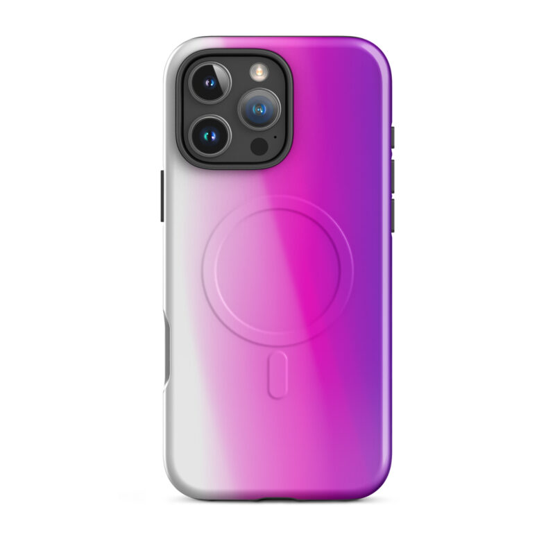 Pink abstract MagSafe® tough case for iPhone® - Image 12