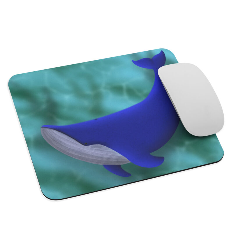 Blue Whale Mouse pad - Image 3