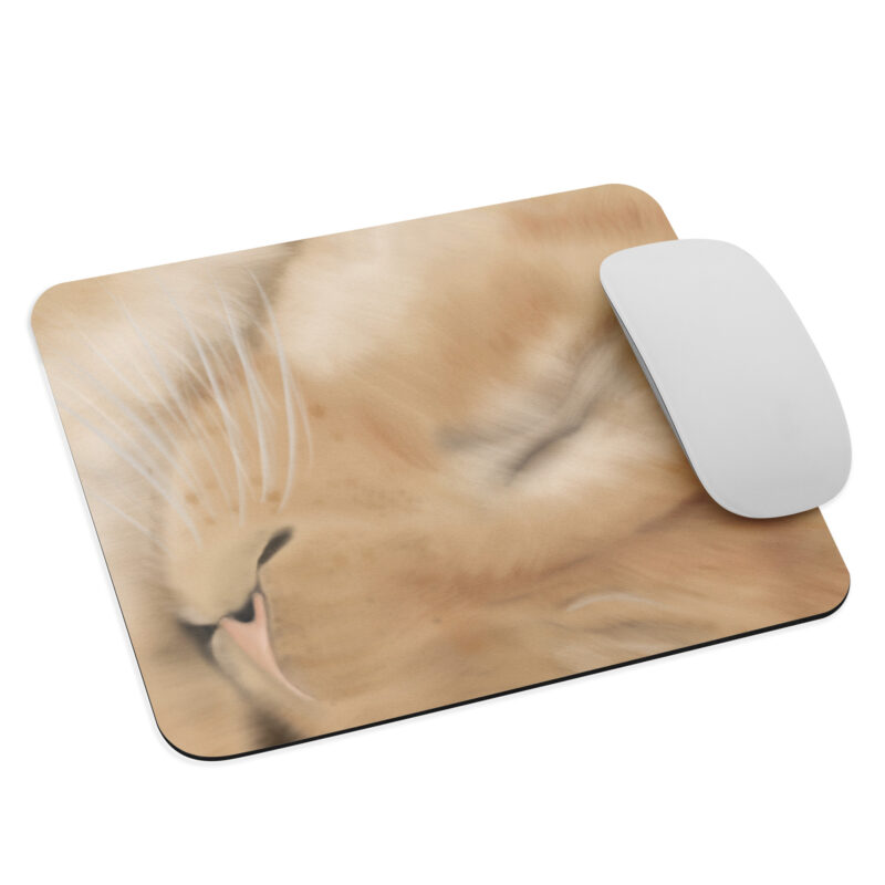 Lioness Sleeping Mouse pad - Image 3