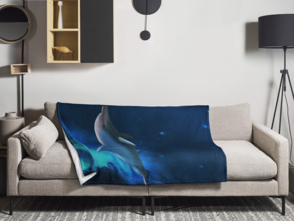 Dolphin Throw Blanket