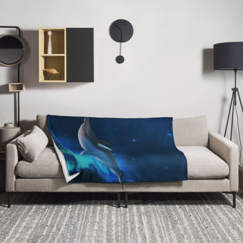 Dolphin Throw Blanket