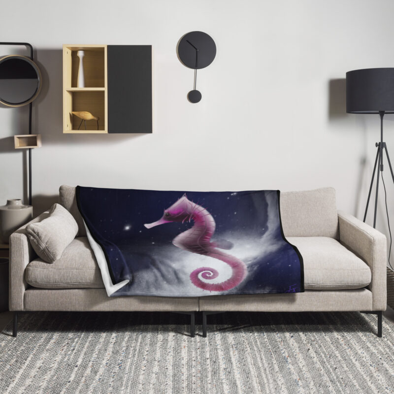 Seahorse Throw Blanket