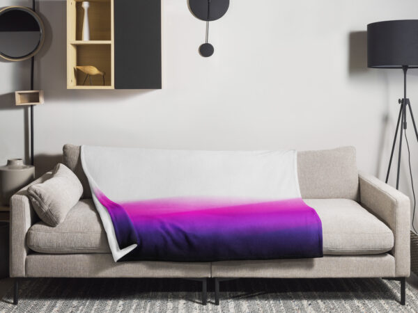 Pink abstract Throw Blanket