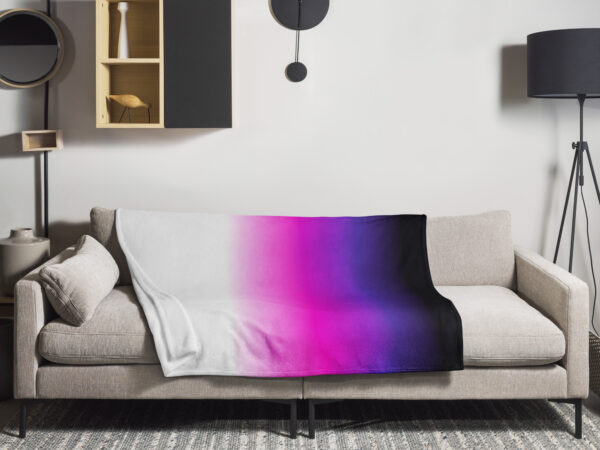 Pink abstract 2 Throw Blanket