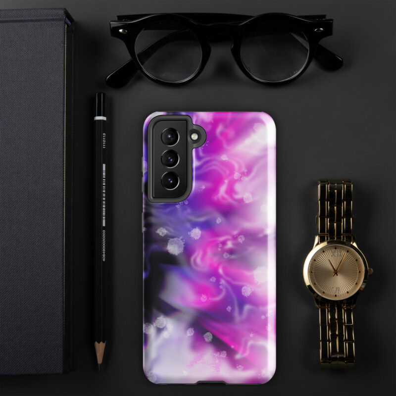 Pink abstract 3 Tough case for Samsung® - Image 12