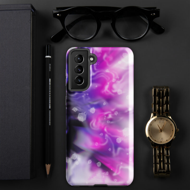 Pink abstract 3 Tough case for Samsung® - Image 10