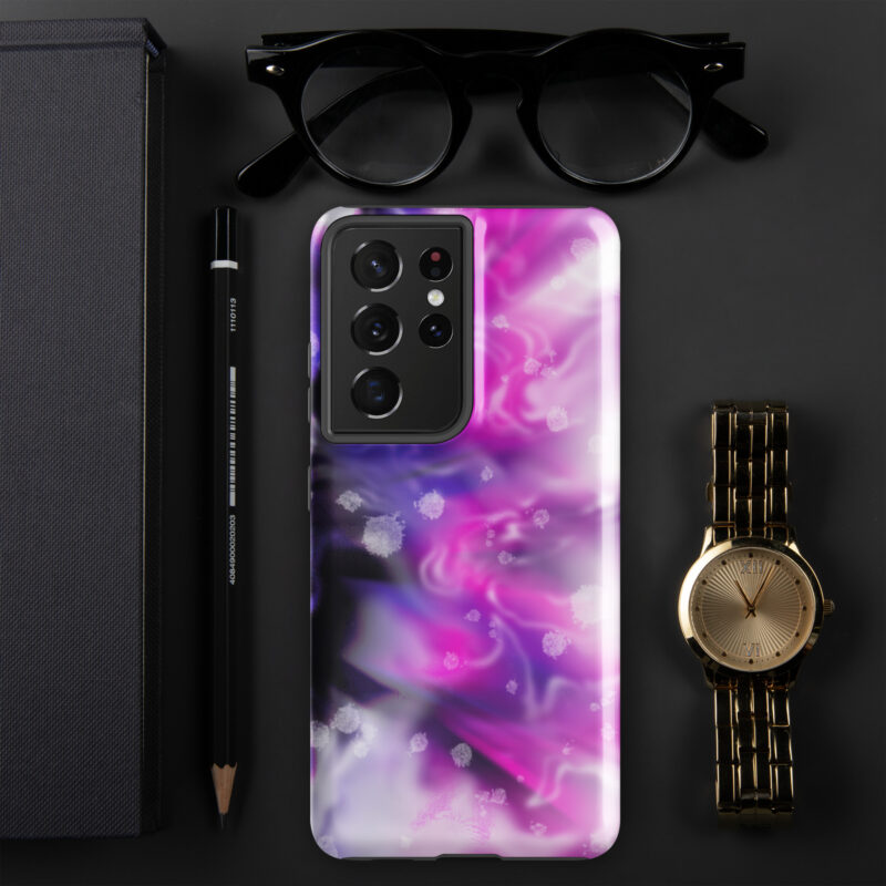 Pink abstract 3 Tough case for Samsung® - Image 11