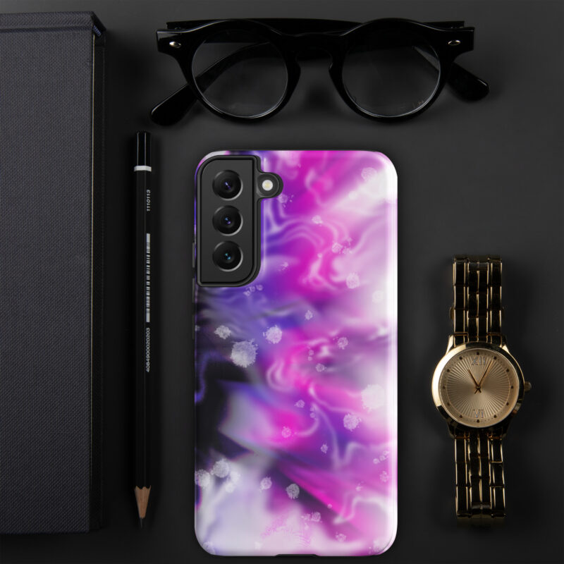 Pink abstract 3 Tough case for Samsung® - Image 14