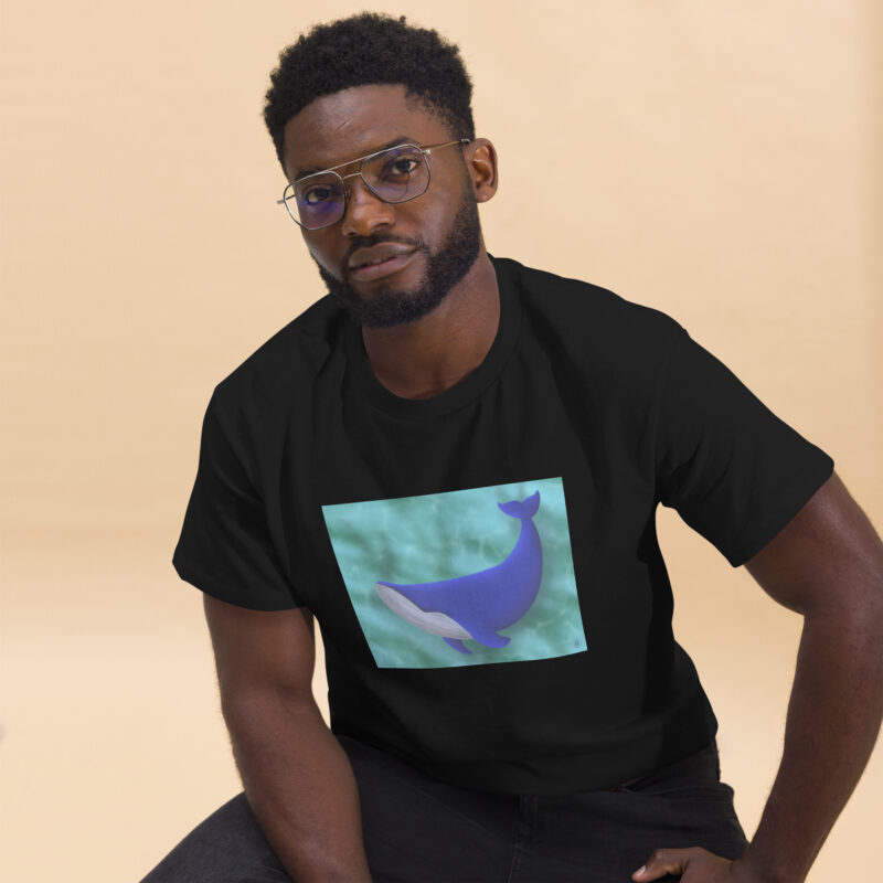 Blue Whale Unisex classic tee - Image 2