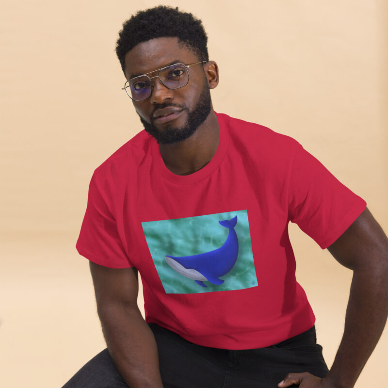 Blue Whale Unisex classic tee - Image 10