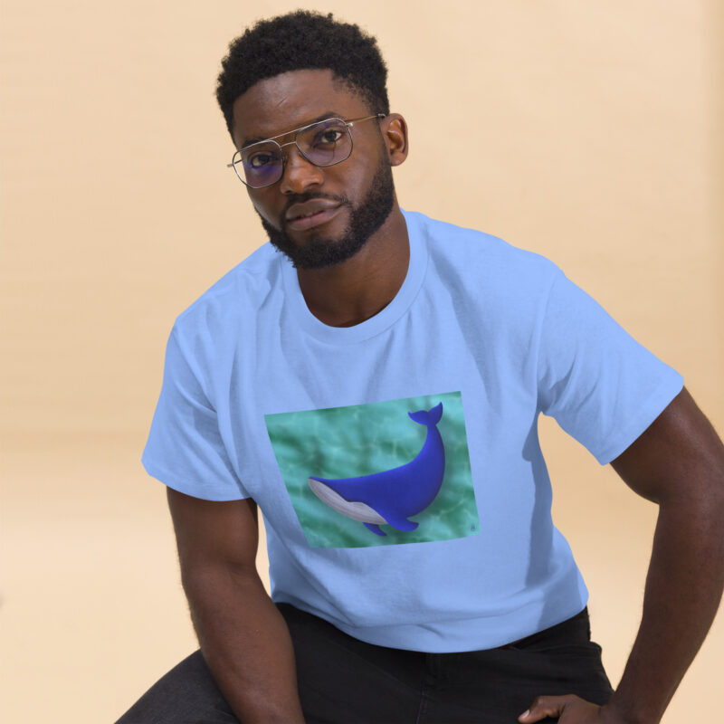 Blue Whale Unisex classic tee - Image 22