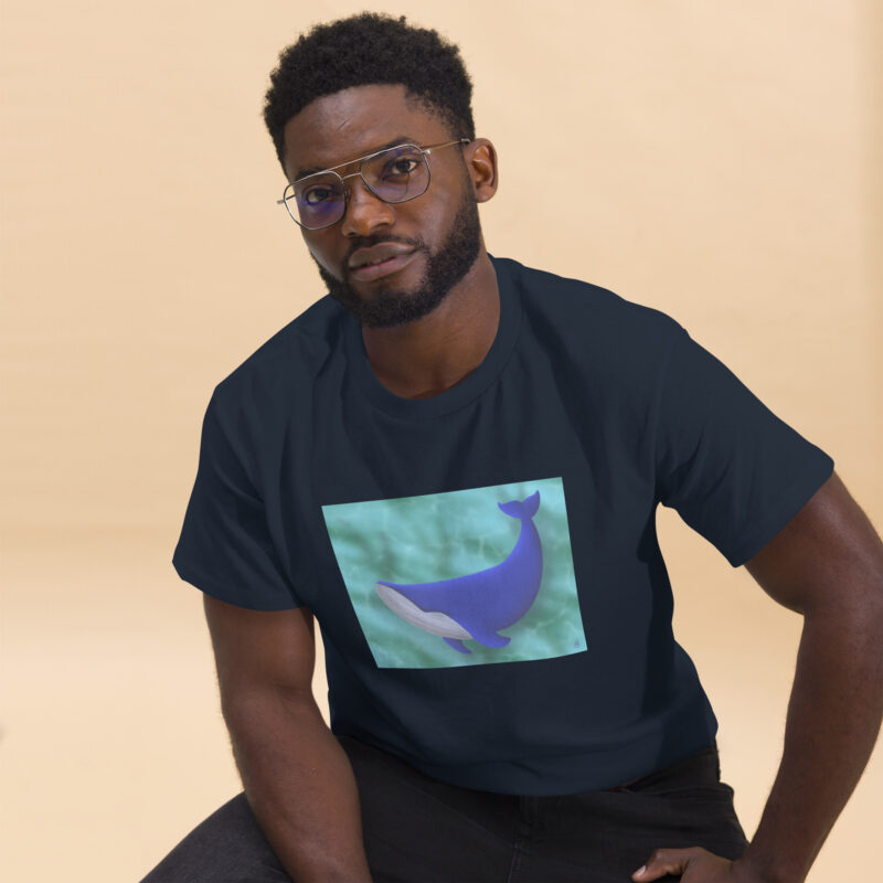Blue Whale Unisex classic tee - Image 4