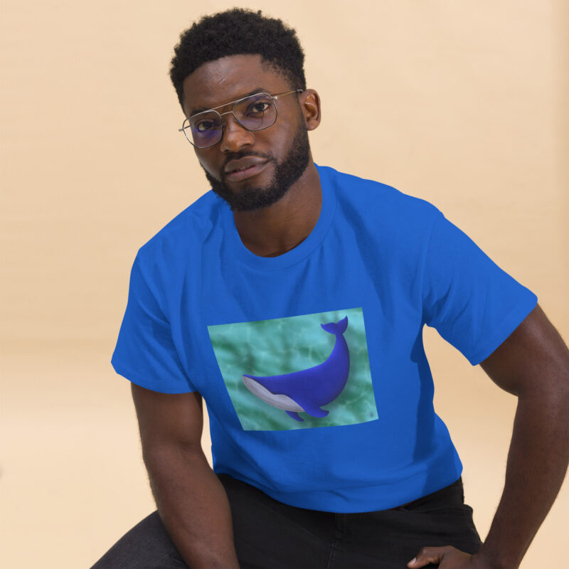 Blue Whale Unisex classic tee - Image 12