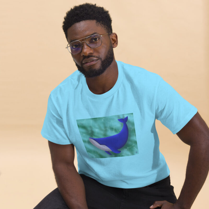 Blue Whale Unisex classic tee - Image 28