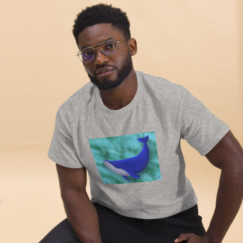 Blue Whale Unisex classic tee - Image 26