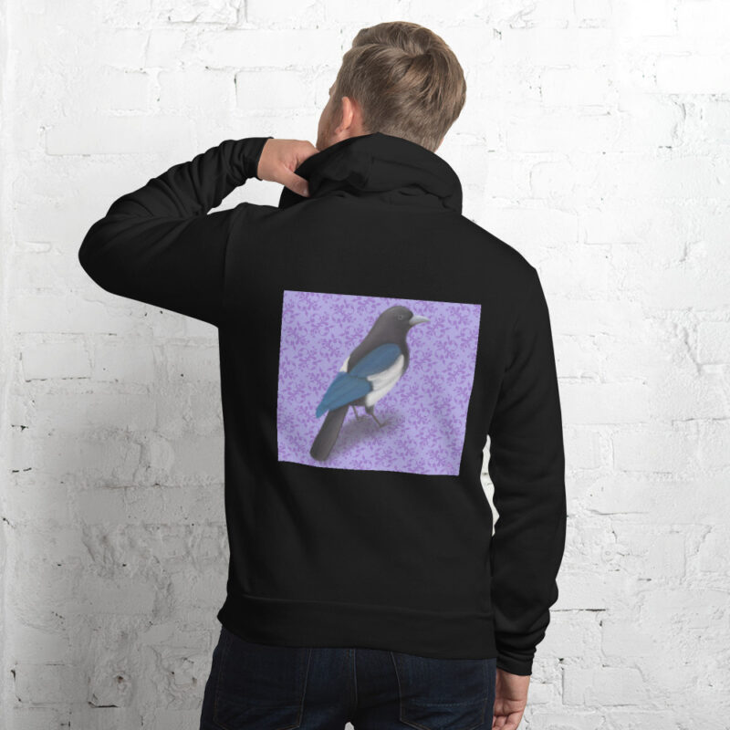 Magpie Unisex hoodie - Image 3