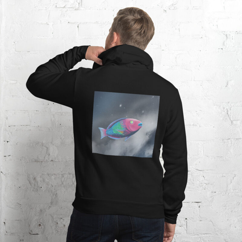 Parrot Fish Unisex hoodie - Image 2