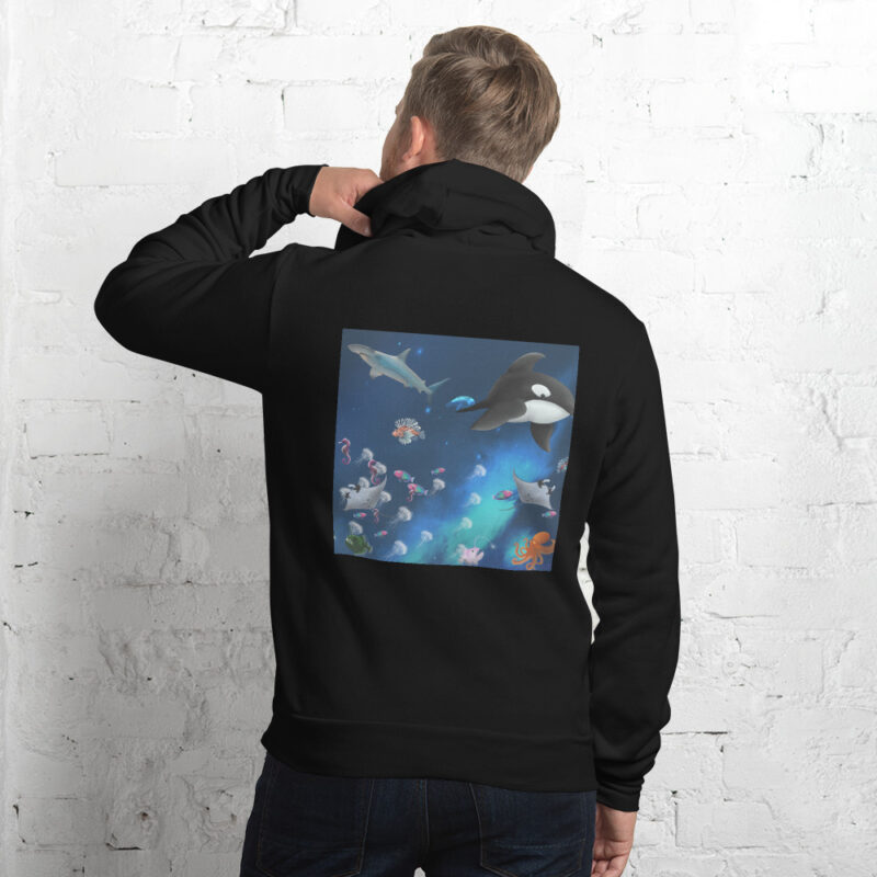 Ocean within the stars Unisex hoodie - Image 2