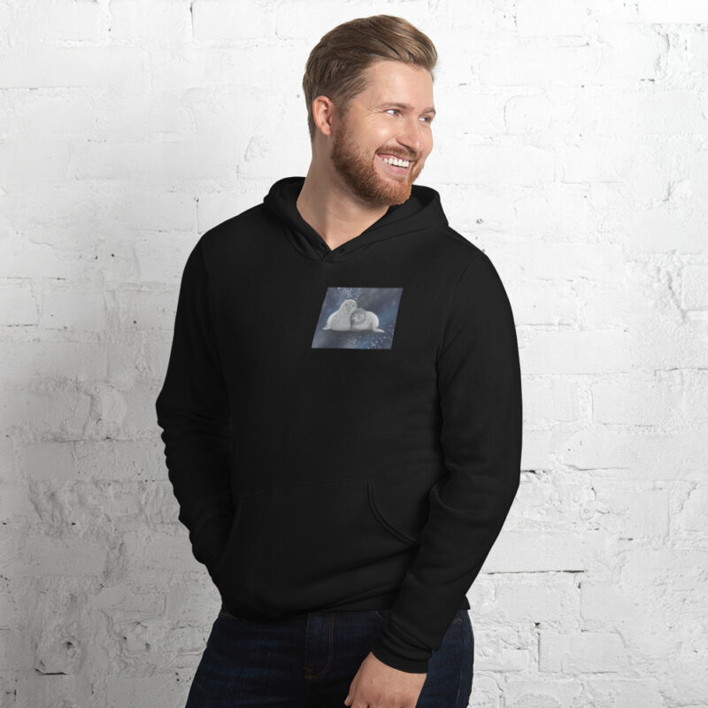 Cuddling Seals Unisex hoodie - Image 4